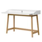 Bureau Melville deels massief eikenhout - eikenhout/wit