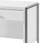 Bureau Pryor I Imitation pin blanc / Argenté