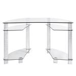 Bureau SR C 230 glas/metaal - zilverkleurig