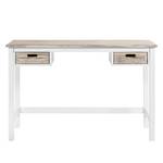 Bureau Westcoast massief acaciahout - wit