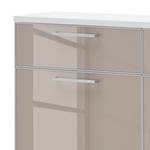 Schoenenklepkast Alavere II Taupe/wit