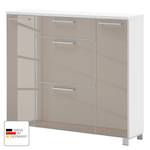 Schoenenklepkast Alavere III Taupe/wit