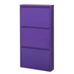 Schoenenkast Cabinet paars - 3 kleppen - hoogte: 102,5cm - Hoogte: 103 cm