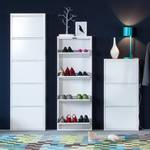 Scarpiera Cabinet Bianco - 3 ante ribaltabili - Altezza: 102.5 cm - Altezza: 103 cm