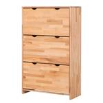 Schuhschrank Woodburn II Kernbuche massiv - 35 cm