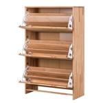 Schuhschrank Woodburn II Kernbuche massiv - 35 cm