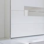 Schwebetürenschrank Advantage Alpinweiß / Glas Prosecco - Breite: 200 cm