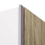 Armoire à portes coulissantes Alegro Imitation chêne de San Remo / Blanc alpin - Largeur : 181 cm
