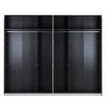 Schwebetürenschrank Beluga-Plus Alpinweiß/Hochglanz Weiß/SandGrau - 270 x 236 cm - 2 Türen