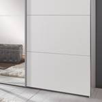 Armoire à portes coulissantes Brüssel Blanc alpin - 270 cm (4 portes) - 2 portes avec miroir - Blanc alpin - Largeur : 270 cm - 2 miroir