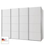 Armoire à portes coulissantes Brüssel Blanc alpin - 300 cm (4 porte) - Sans portes miroir - Blanc alpin - Largeur : 300 cm - Sans portes miroir