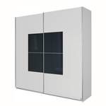 Armoire à portes coulissantes Corridore Blanc alpin Élément en verre : couleur basalte 181 cm 2