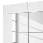 Armoire à portes coulissantes Crato Blanc alpin / Verre de miroir - Largeur : 261 cm