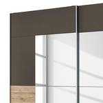 Schwebetürenschrank Crato Eiche Sanremo Dekor / Graumetallic - Breite: 175 cm