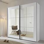 Armoire à Â portes coulissantes Dassow Blanc - Largeur : 202 cm - 2 porte