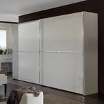 Armoire à portes coulissantes Dubai I Blanc alpin - Largeur : 200 cm - Sans cadre passepartout - Sans éclairage