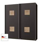 Armoire à portes coulissantes Graz Gris - Bois manufacturé - 180 x 198 x 64 cm