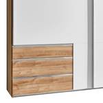 Zweefdeurkast level 36A Beige - Wit - Plaatmateriaal - 250 x 236 x 58 cm