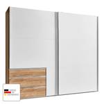 Schwebetürenschrank level 36A Beige - Weiß - Holzwerkstoff - 250 x 216 x 58 cm