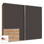 Schwebetürenschrank level 36A Beige - Grau - Holzwerkstoff - 250 x 236 x 58 cm