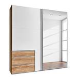 Schwebetürenschrank level 36A Beige - Weiß - Holzwerkstoff - 250 x 216 x 58 cm