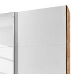 Schwebetürenschrank level 36A Beige - Weiß - Holzwerkstoff - 300 x 216 x 58 cm