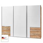 Schwebetürenschrank level 36A Beige - Weiß - Holzwerkstoff - 300 x 216 x 58 cm