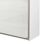 Armoire à portes coulissantes Lorca Blanc alpin / Blanc brillant - Largeur : 226 cm