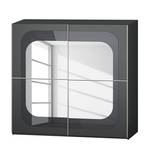 Armoire à portes coulissantes Lumos Graphite / Basalte - 226 x 236 cm
