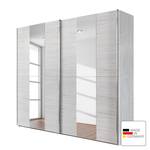 Schuifdeurkast Madrid wit eikenhouten look - Breedte: 200 cm - Zonder passe-partout lijst