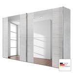 Schuifdeurkast Madrid wit eikenhouten look - Breedte: 300 cm - Zonder passe-partout lijst