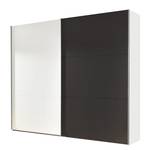 Armoire à portes coulissantes Medley Blanc alpin / Lava - Largeur x hauteur : 270 x 210 cm - 2 portes