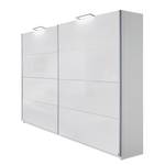 Armoire portes coulissantes Park Avenue Blanc alpin / Blanc brillant - Largeur : 270 cm