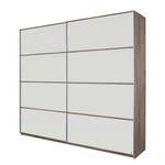 Schwebetürenschrank Quadra II Eiche Havanna Dekor / Alpinweiß - 136 x 210 cm