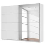 Armoire à portes coulissantes Quadra Avec miroir Blanc alpin 271 x 210 cm - 271 x 210 cm