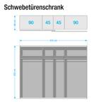 Schwebetürenschrank SKØP 270 x 222 cm - 2 Türen - Classic