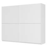 Schwebetürenschrank SKØP Alpinweiß / Mattglas Weiß - 270 x 222 cm - 2 Türen - Basic