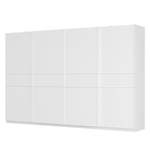 Schwebetürenschrank SKØP Alpinweiß / Mattglas Weiß - 360 x 236 cm - 4 Türen - Comfort