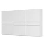 Schwebetürenschrank SKØP Alpinweiß / Mattglas Weiß - 405 x 236 cm - 3 Türen - Basic