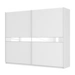 Schwebetürenschrank SKØP Alpinweiß / Mattglas Weiß / Glas Weiß - 270 x 222 cm - 2 Türen - Classic
