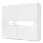 Armoire à portes coulissantes Skøp Blanc alpin / Verre mat blanc - 270 x 236 cm - 2 porte - Basic