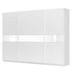 Schwebetürenschrank SKØP Alpinweiß / Mattglas Weiß / Glas Weiß - 315 x 236 cm - 3 Türen - Basic