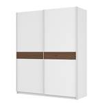 Armadio ad ante scorrevoli Skøp Bianco alpino/Effetto noce - 181 x 222 cm - 2 ante - Basic