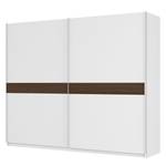 Zweefdeurkast Skøp alpinewit/notenboomhouten look - 270 x 222 cm - 2 deuren - Classic