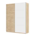 Armoire à portes coulissantes Skøp Imitation chêne de Sonoma / Blanc alpin - 181 x 236 cm - 2 porte - Confort