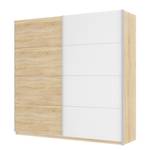 Armoire à portes coulissantes Skøp Imitation chêne de Sonoma / Blanc alpin - 225 x 222 cm - 2 porte - Premium