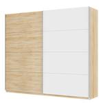Armoire à portes coulissantes Skøp Imitation chêne de Sonoma / Blanc alpin - 270 x 236 cm - 2 porte - Confort