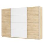 Armoire à portes coulissantes Skøp Imitation chêne de Sonoma / Blanc alpin - 315 x 222 cm - 3 portes - Basic