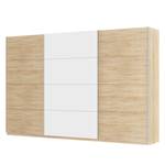 Armoire à portes coulissantes Skøp Imitation chêne de Sonoma / Blanc alpin - 360 x 236 cm - 3 portes - Confort