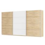 Armoire à portes coulissantes Skøp Imitation chêne de Sonoma / Blanc alpin - 405 x 222 cm - 3 portes - Confort